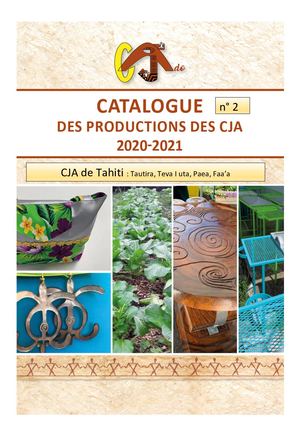 Catalogue 2 Cja De Tahiti