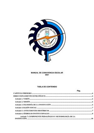 Manual De Convivencia