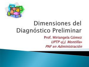 Dimensiones Del Diagnostico Preliminar