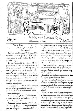 Autour Du Lutrin 1920