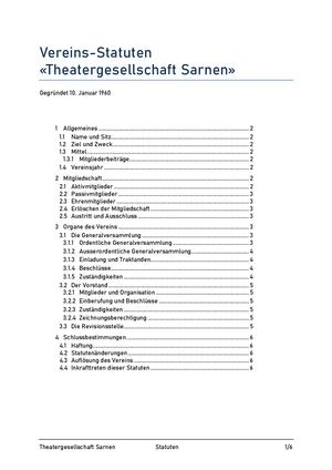 Statuten Vorlage GV 2020