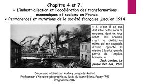 1ère G Hist 4 Et 7 L'industrialisation