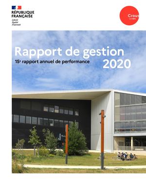 Rapport de gestion 2020 / Crous Lorraine