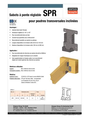 Spr Sabots De Solive Francais Original