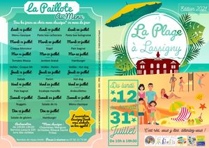 Programme Plage à Lassigny 2021