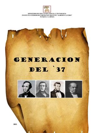 En 1837 Llego Un Grupo De Pensadores