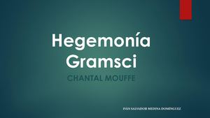Hegemonía Gramsci
