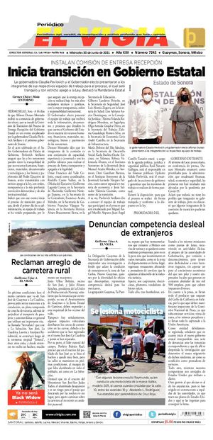 30 de junio del 2021