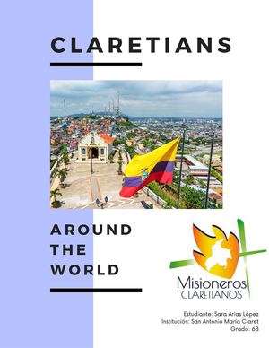 CLARETIANOS POR EL MUNDO - SEXTO B