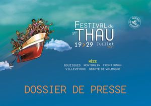 Dossier De Presse Festival De Thau 2021