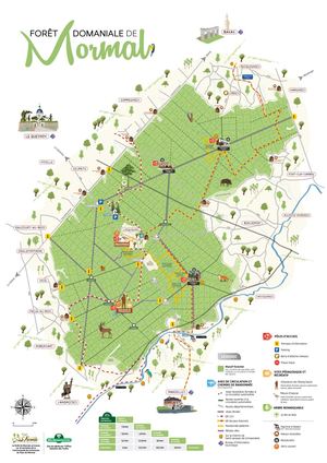 Carte Touristique Forêt Mormal 2021