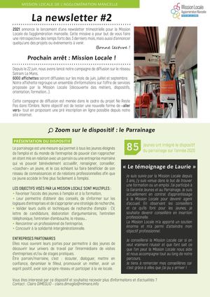Newsletter Mission Locale #2