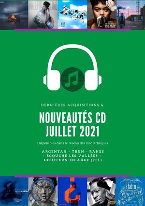 Nouveautés Cd Juillet 2021