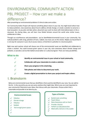 Innovation at work How Can We Make A Difference PBL