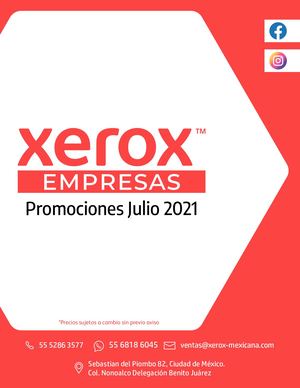 Xerox Catálogo Julio 2021