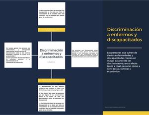 Discriminación A Los Enfermos Y Despacitados