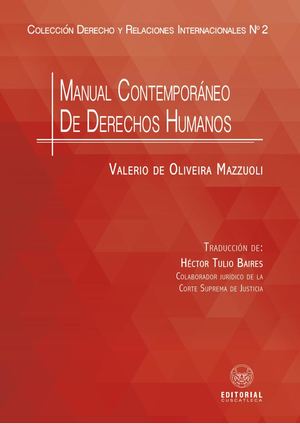 Manual Contemporáneo De Derechos Humanos ÍNdice Y Primeras Páginas