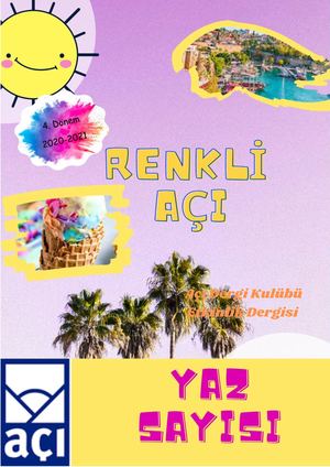 2021 Açı Dergi Yaz Sayısı