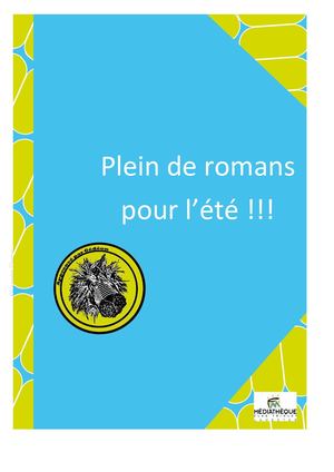Plein De Romans Pour L éTé