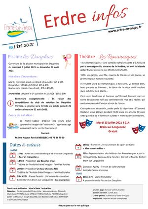Erdre Infos N°3 Juillet Et Août 2021