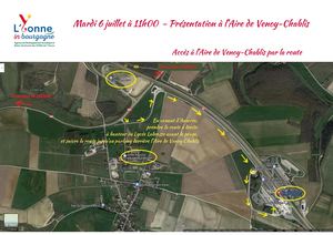 Mardi 6 Juillet à 11h00 Présentation à L'aire De Venoy Chablis (1)