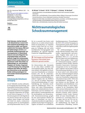 05 Nichttraumatologisches Schockraummanagement