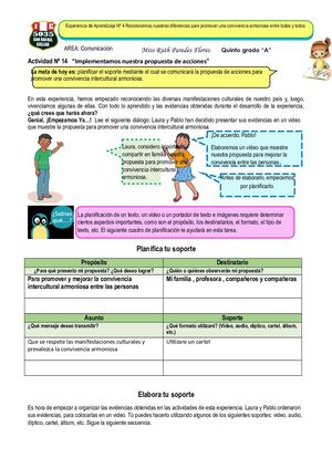 Actividad Nº 14 Comunicación Fabri