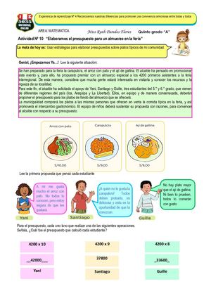 Actividad Nº 10 Matematica (1) Brittany