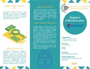 Triptico sobre Régimenes