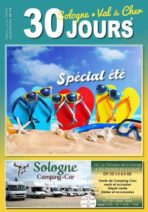 Magazine 30 JOURS - Édition Sologne Val de Cher - n°19 - Juillet-août 2021