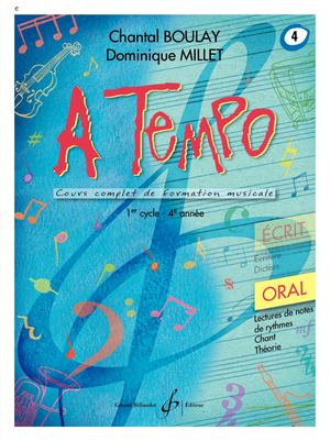 Chantal BOULAY/Dominique MILLET - A Tempo Volume 4 Oral
