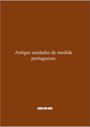 Antigas Unidades De Medida Portuguesas