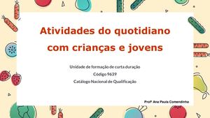 Atividades Do Quotidiano Com Crianças E Jovens Períodos De Refeição