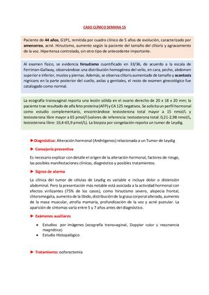 Caso Clínico Semana 15
