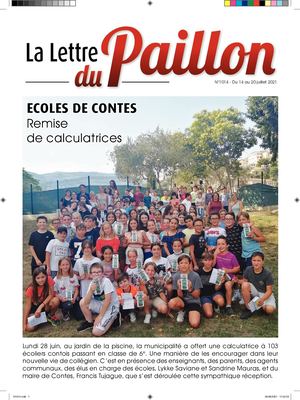 Lettre du Paillon N°1014