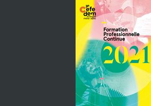 Programme Formation 2021