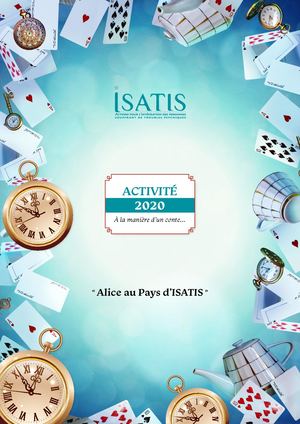 Rapport d’activité 2020 ISATIS