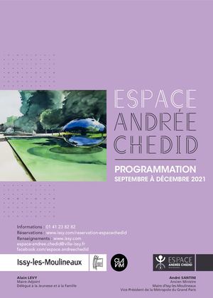 Espace Andrée Chedid - programmation septembre-décembre  2021