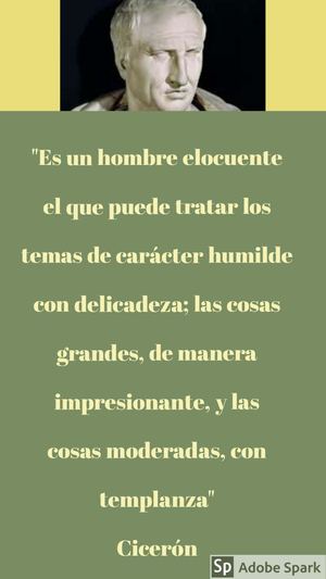 Marco Tulio Cicerón, celebre orador romano