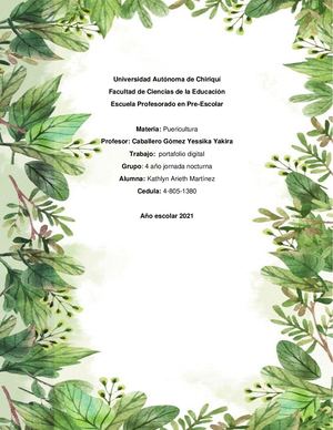 Portafolio De Puericultura
