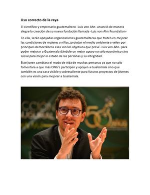 Uso Correcto De La Raya 9943