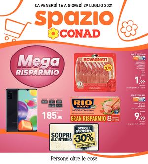 Volantino Conad Spazio Sardegna Nord Ovest 16 Luglio 29 Luglio