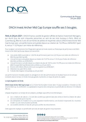 Dnca Invest Archer Fête Ses 5 Ans