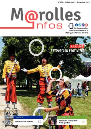 MAROLLES INFOS N° 175 JUILLET/AOÛT/SEPTEMBRE 2021