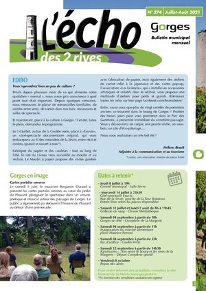 Juillet-Août 2021 - N°274