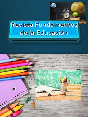 Revista Fundamentos de la Educación