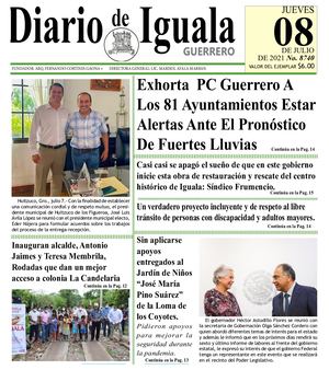 Jueves 08 De Julio 2021 Diario De Iguala