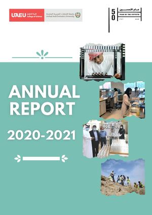 College of Science - UAEU - Annual Report 2020-2021
