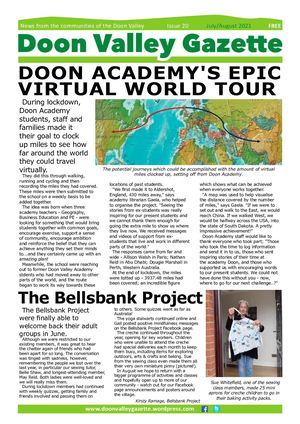 Doon Valley Gazette Issue 20 July August 2021