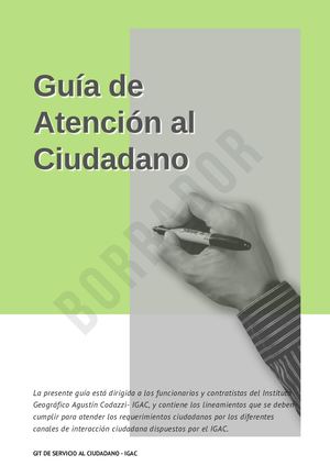Guía De Atención Al Ciudadano Beta
